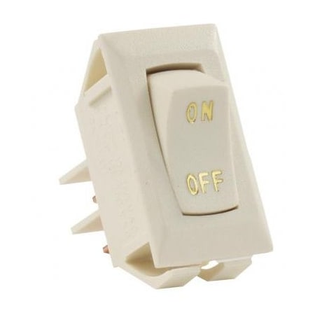 Jr Products LABELED 12V ON/OFF SWITCH, IVORY 12615